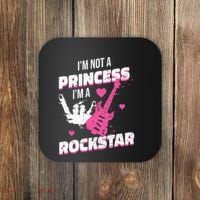 Rockstar Princess Roll Im Not A Princess Im A Rockstar Coaster thumb 0