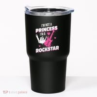 Rockstar Princess Roll Im Not A Princess Im A Rockstar Tumbler thumb 0