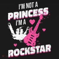 Rockstar Princess Roll Im Not A Princess Im A Rockstar Mousepad thumb 1