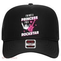 Rockstar Princess Roll Im Not A Princess Im A Rockstar Hat thumb 0