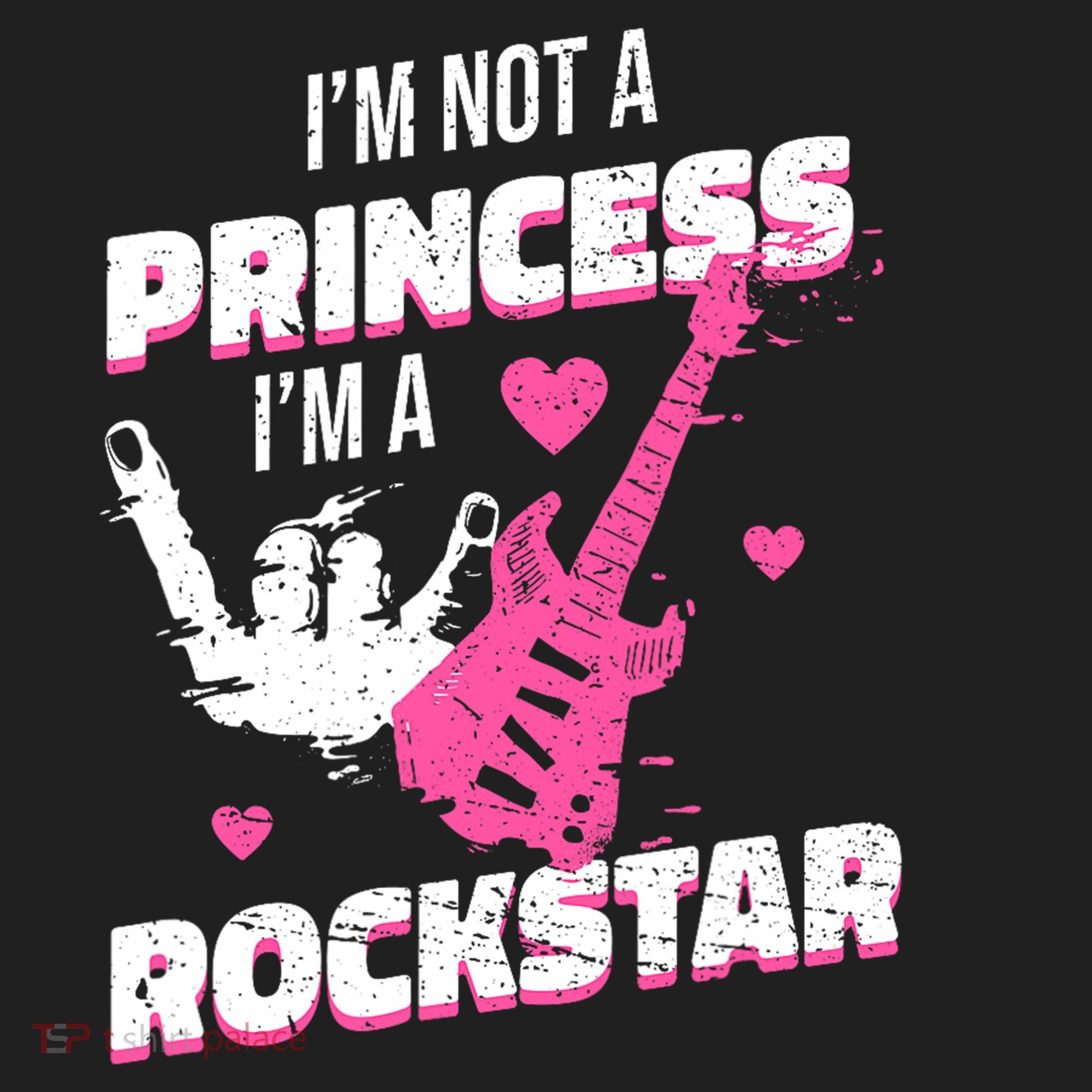 Rockstar Princess Roll Im Not A Princess Im A Rockstar Hat