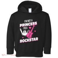 Rockstar Princess Roll Im Not A Princess Im A Rockstar Toddler Hoodie thumb 0