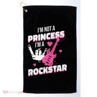 Rockstar Princess Roll Im Not A Princess Im A Rockstar Golf Towel thumb 0