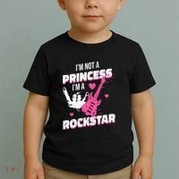Rockstar Princess Roll Im Not A Princess Im A Rockstar Toddler T-Shirt thumb 2