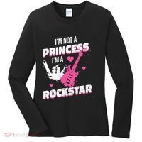 Rockstar Princess Roll Im Not A Princess Im A Rockstar Women's Long Sleeve Shirt thumb 0