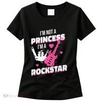 Rockstar Princess Roll Im Not A Princess Im A Rockstar Women's T-Shirt thumb 0