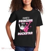 Rockstar Princess Roll Im Not A Princess Im A Rockstar Kids T-Shirt thumb 2