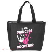 Rockstar Princess Roll Im Not A Princess Im A Rockstar Tote Bag thumb 0