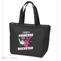 Rockstar Princess Roll Im Not A Princess Im A Rockstar Tote Bag thumb 3