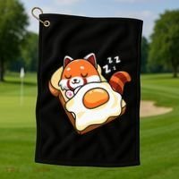 Red Panda Golf Towel thumb 1