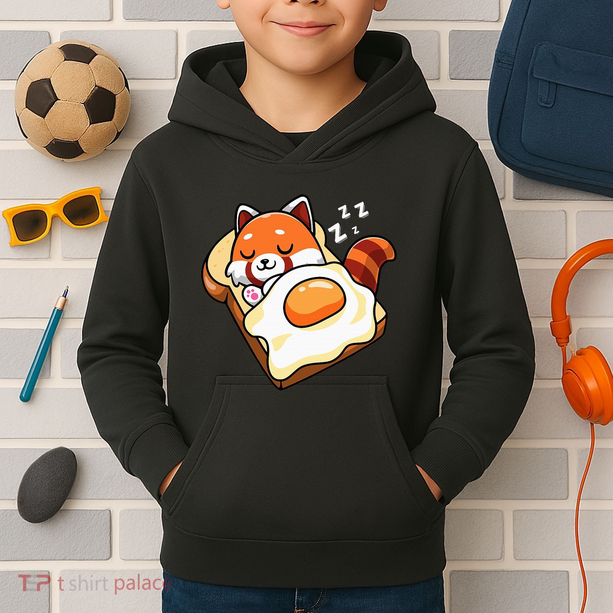 Red Panda Kids Hoodie