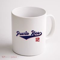 Retro Puerto Rico Beisbol Jersey Boricua Baseball 12 Coffee Mug thumb 1