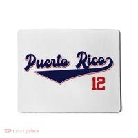 Retro Puerto Rico Beisbol Jersey Boricua Baseball 12 Mousepad thumb 0