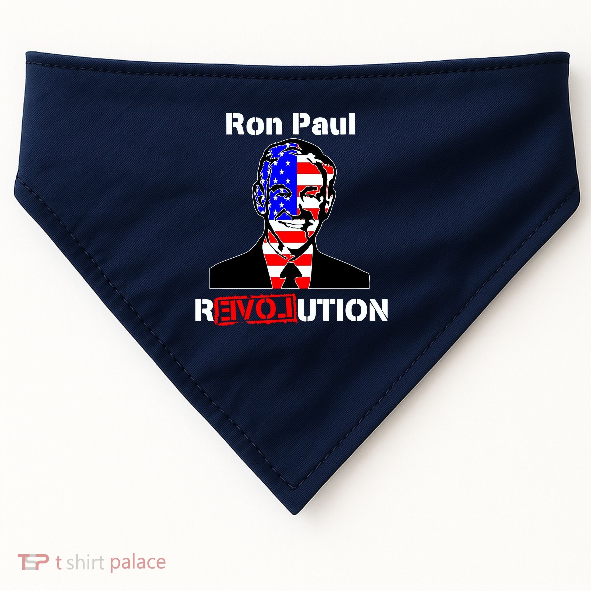 Ron Paul Revolution USA-Made Doggie Bandana