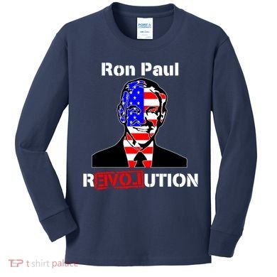 Ron Paul Revolution Kids Long Sleeve Shirt