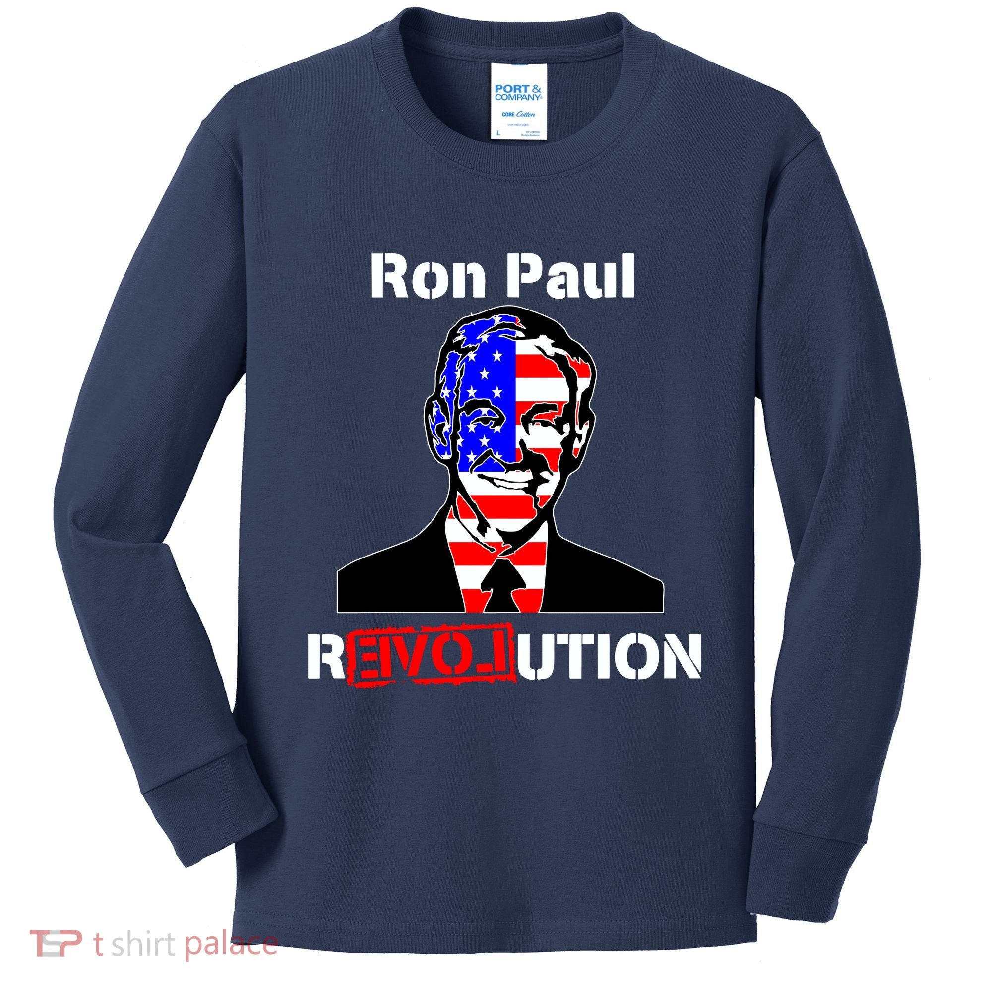 Ron Paul Revolution Kids Long Sleeve Shirt