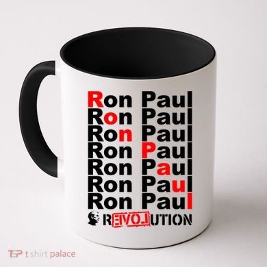 Ron Paul Revolution Word Coffee Mug