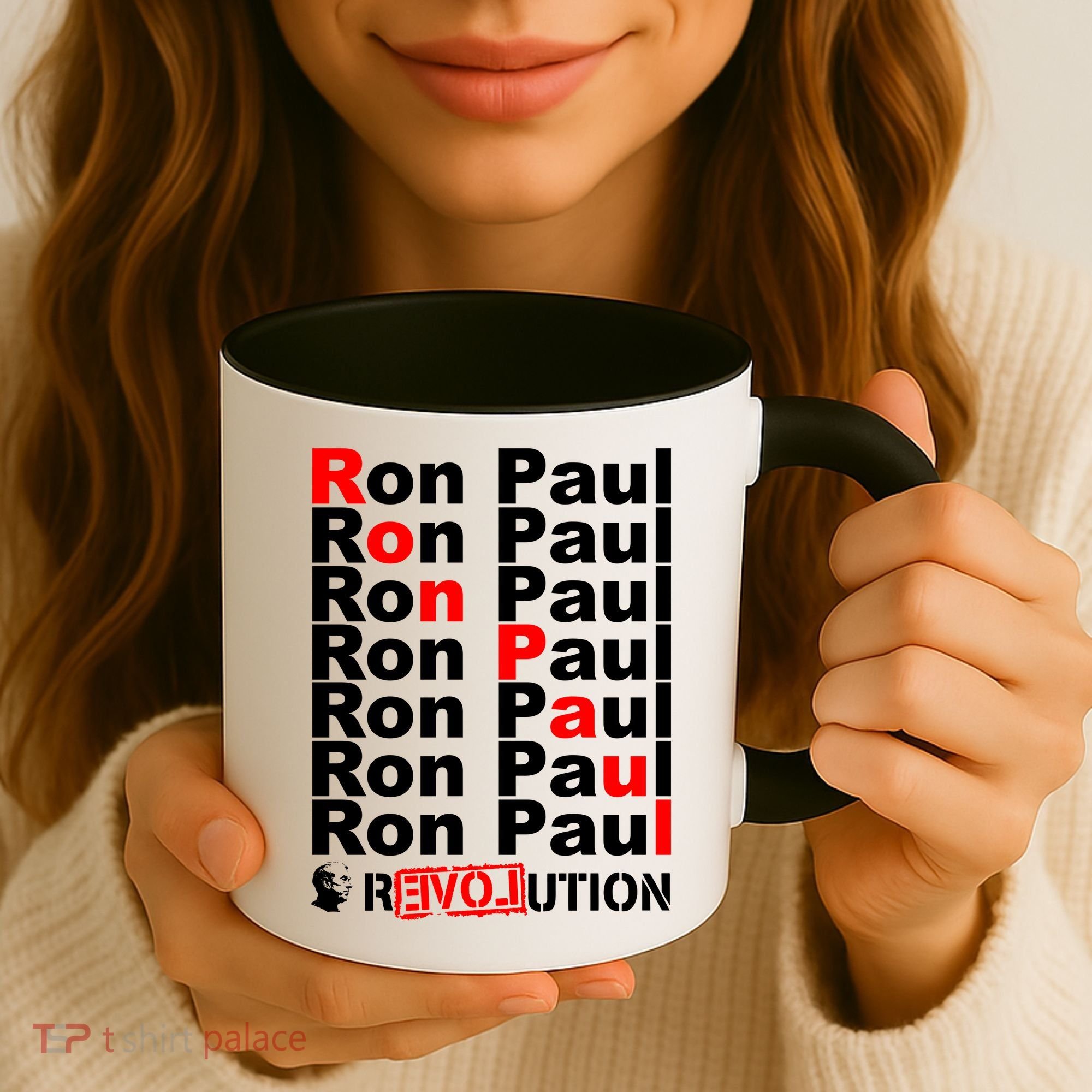 Ron Paul Revolution Word Coffee Mug