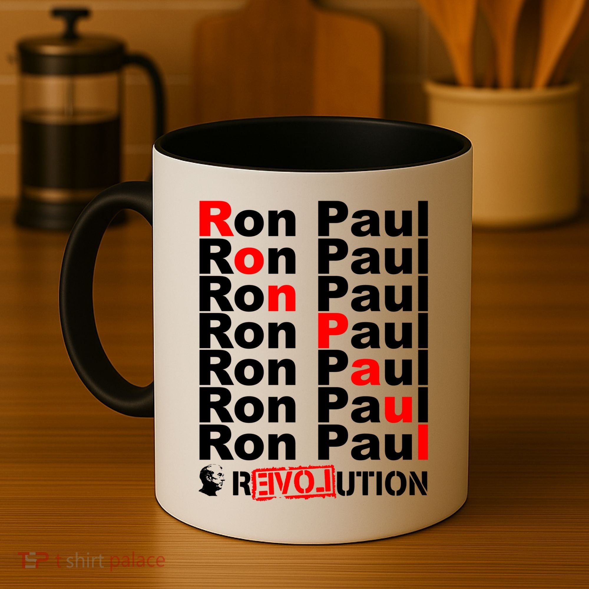 Ron Paul Revolution Word Coffee Mug