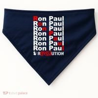 Ron Paul Revolution Word USA-Made Doggie Bandana thumb 0