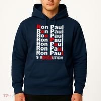 Ron Paul Revolution Word Hoodie thumb 2