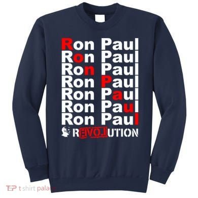 Ron Paul Revolution Word Sweatshirt