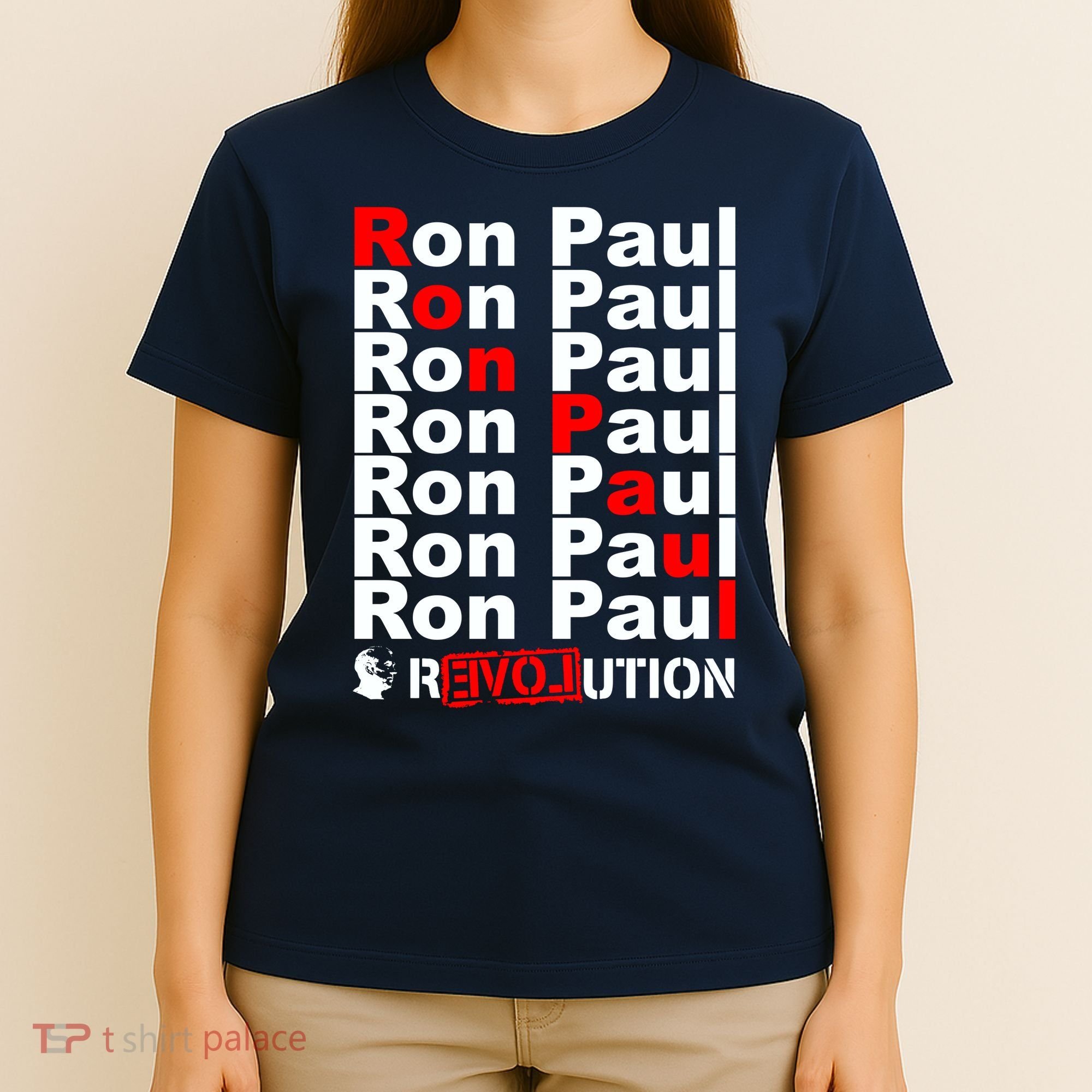 Ron Paul Revolution Word T-Shirt