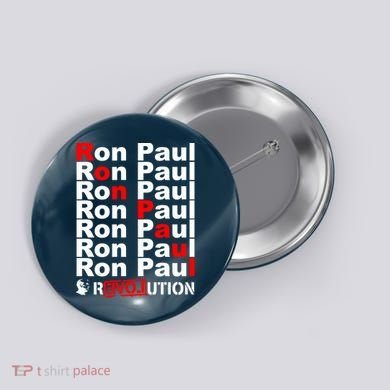Ron Paul Revolution Word Button