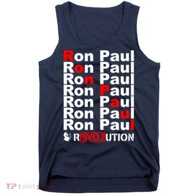 Ron Paul Revolution Word Tank Top