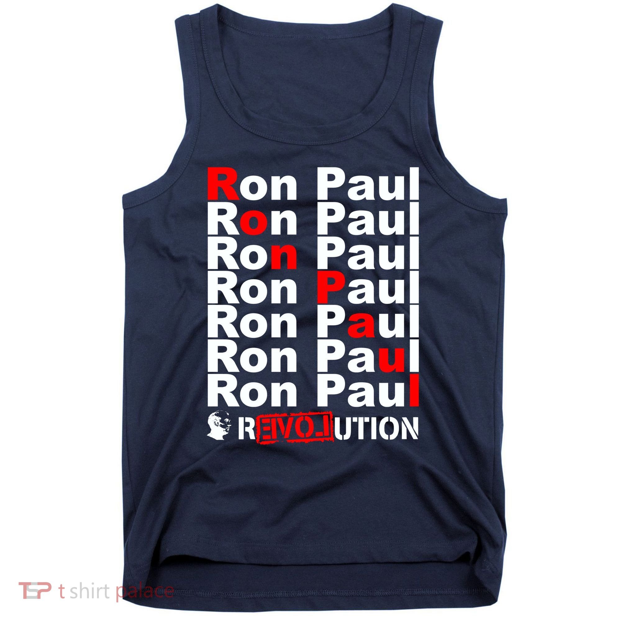 Ron Paul Revolution Word Tank Top