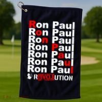 Ron Paul Revolution Word Golf Towel thumb 1