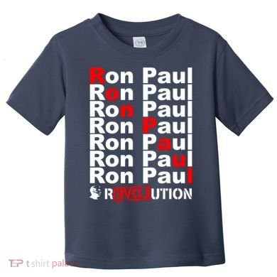 Ron Paul Revolution Word Toddler T-Shirt