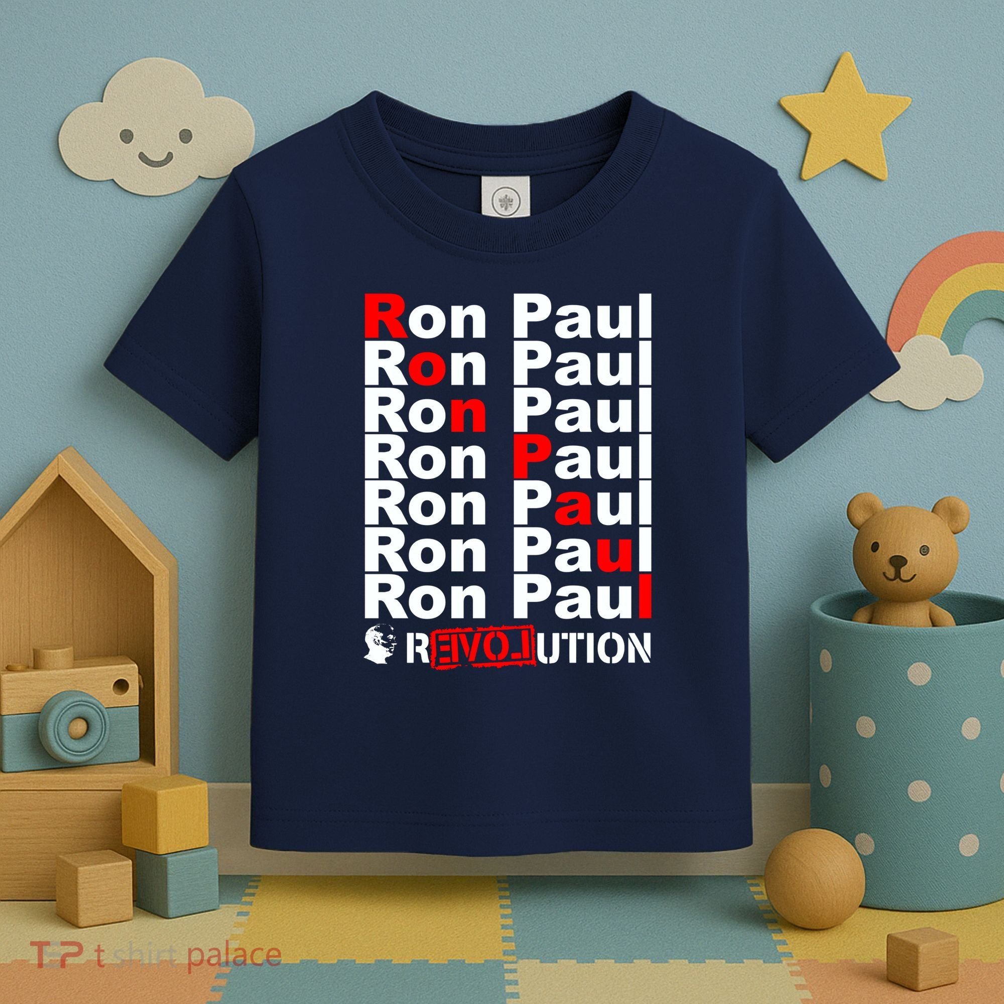Ron Paul Revolution Word Toddler T-Shirt