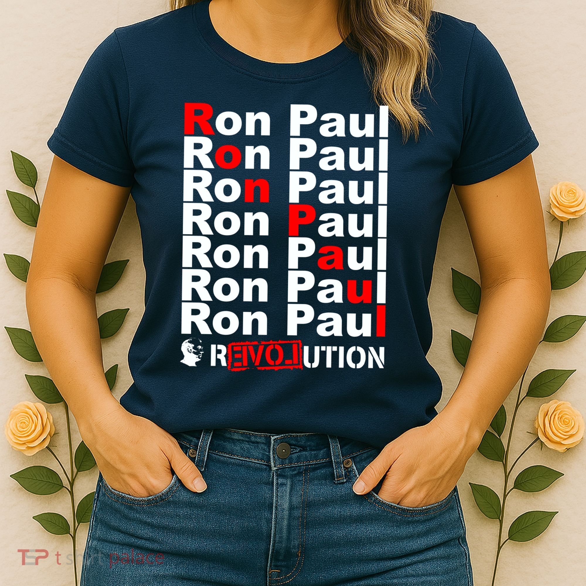 Ron Paul Revolution Word Women's T-Shirt