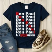 Ron Paul Revolution Word Women's T-Shirt thumb 3