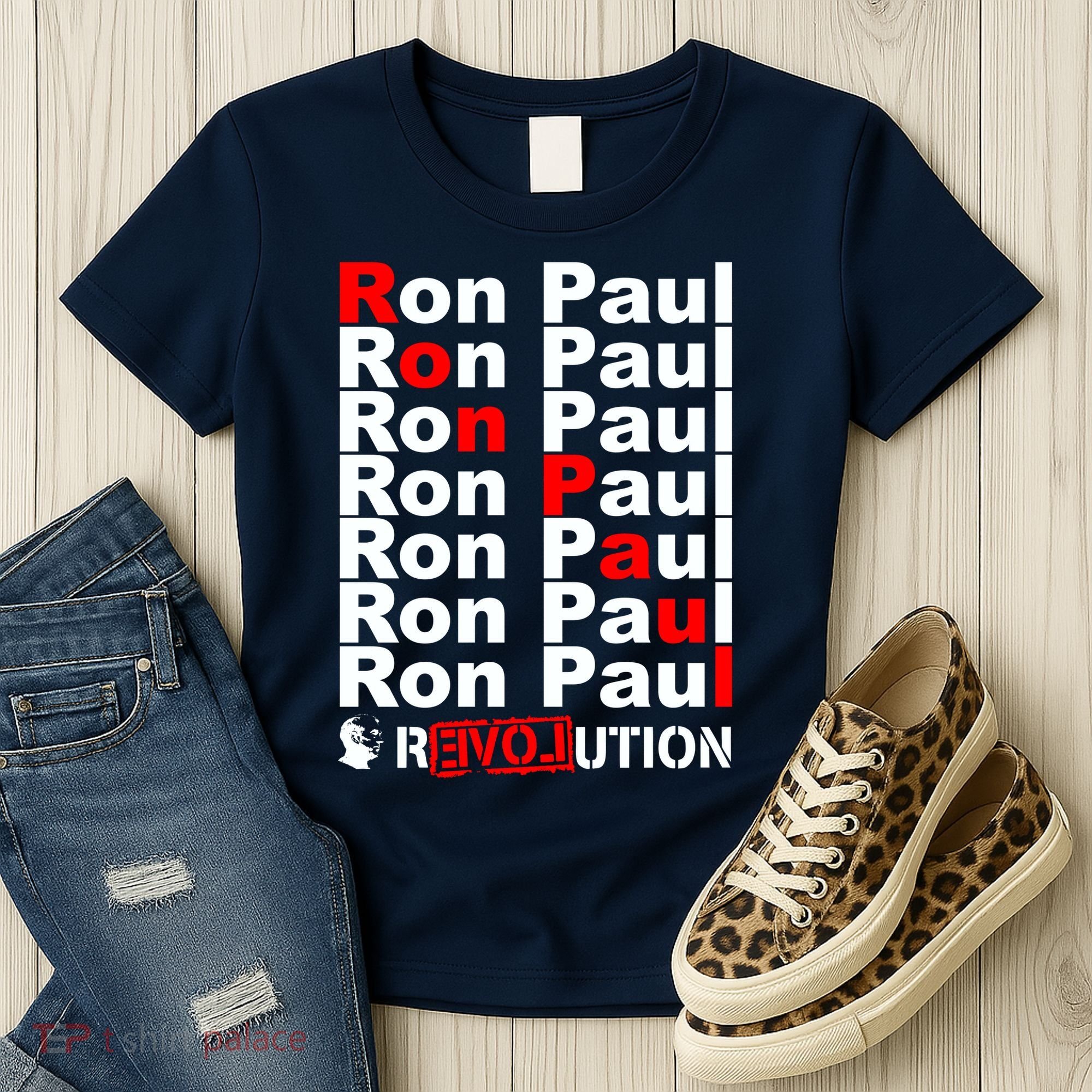 Ron Paul Revolution Word Women's T-Shirt