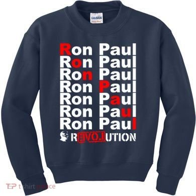 Ron Paul Revolution Word Kids Sweatshirt