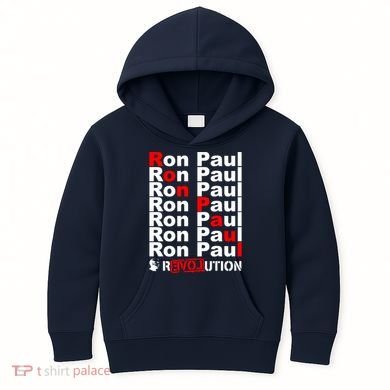 Ron Paul Revolution Word Kids Hoodie