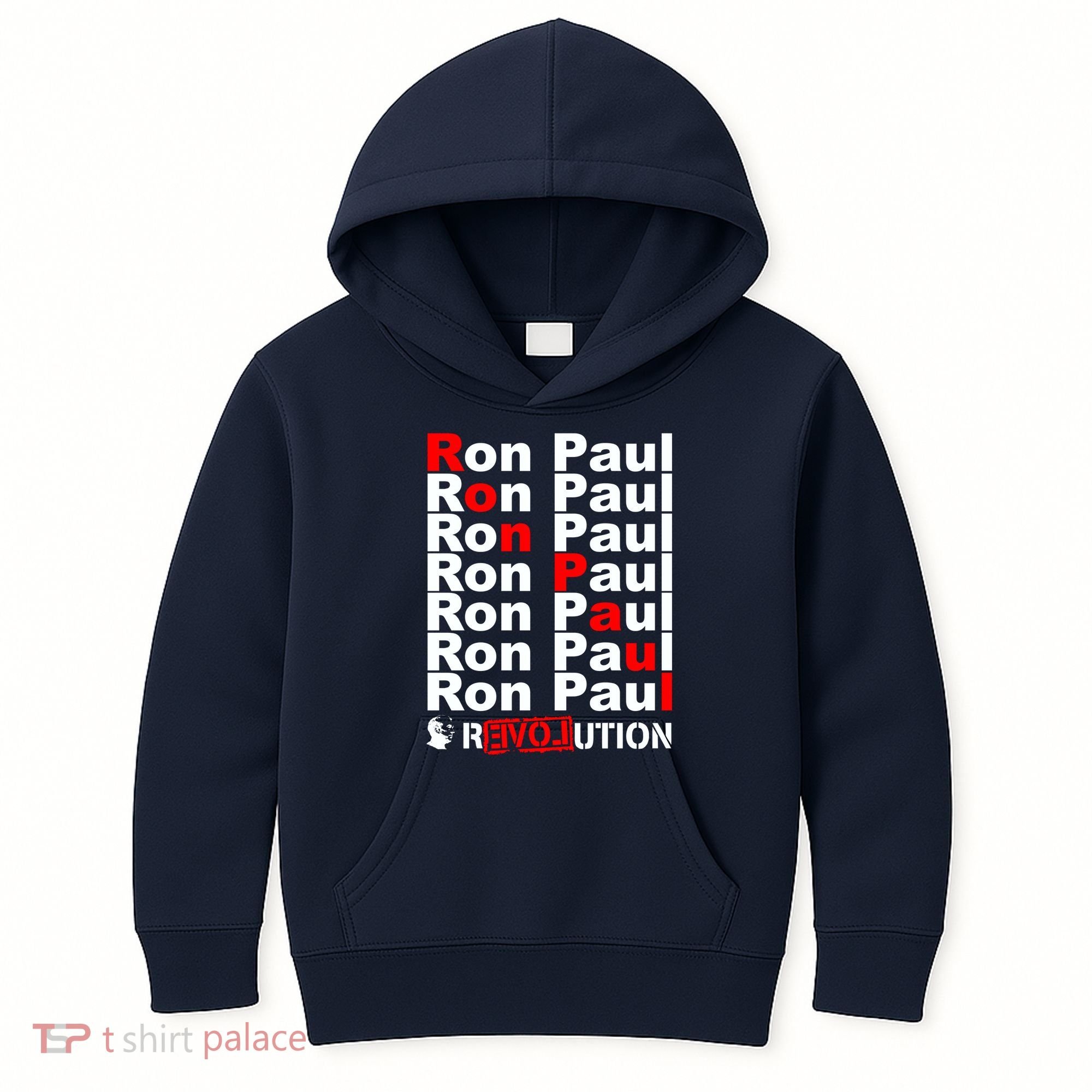 Ron Paul Revolution Word Kids Hoodie
