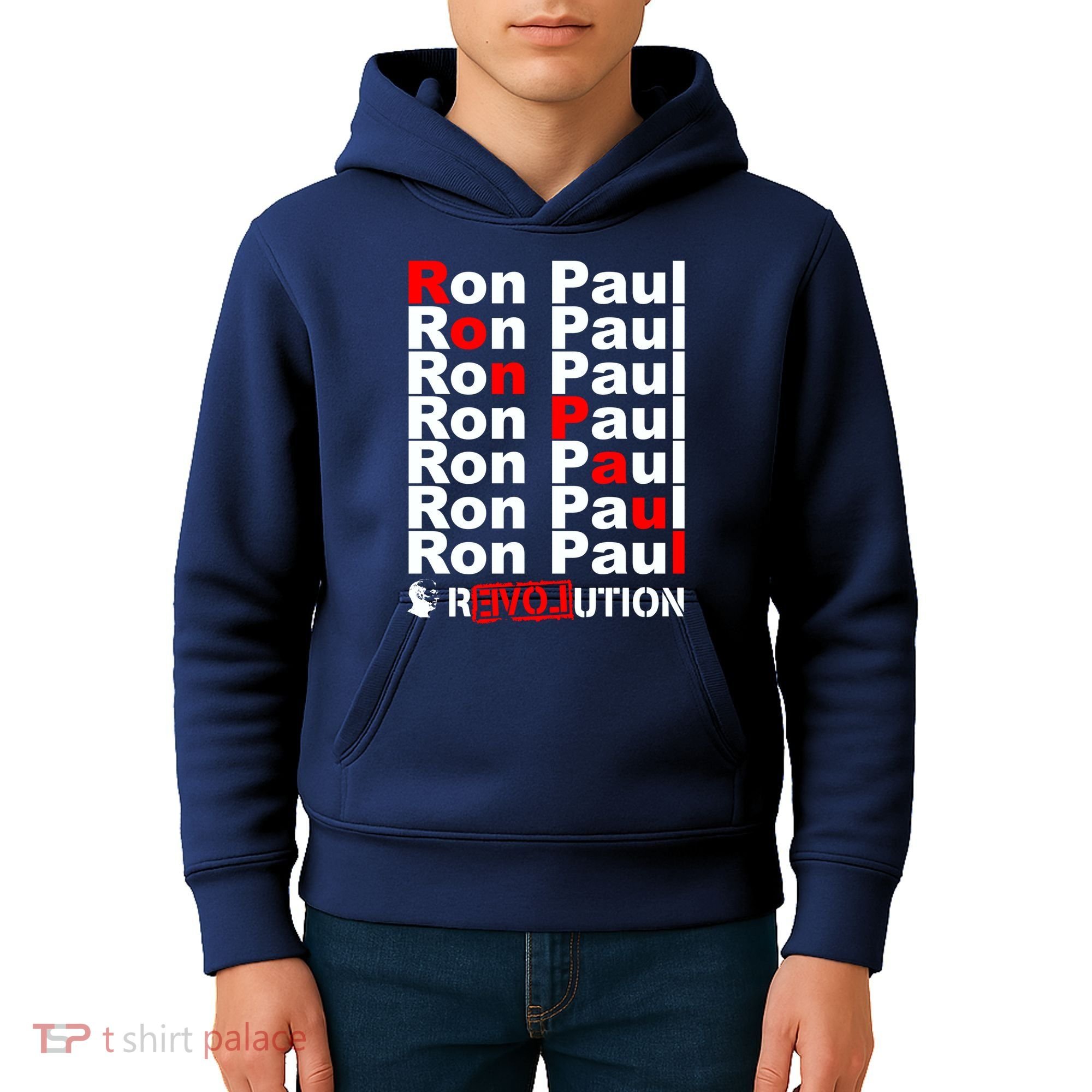 Ron Paul Revolution Word Kids Hoodie