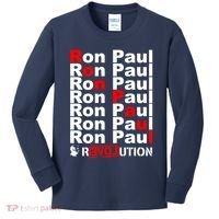 Ron Paul Revolution Word Kids Long Sleeve Shirt thumb 0