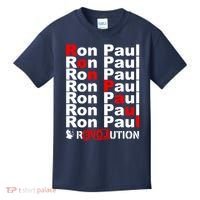 Ron Paul Revolution Word Kids T-Shirt thumb 0