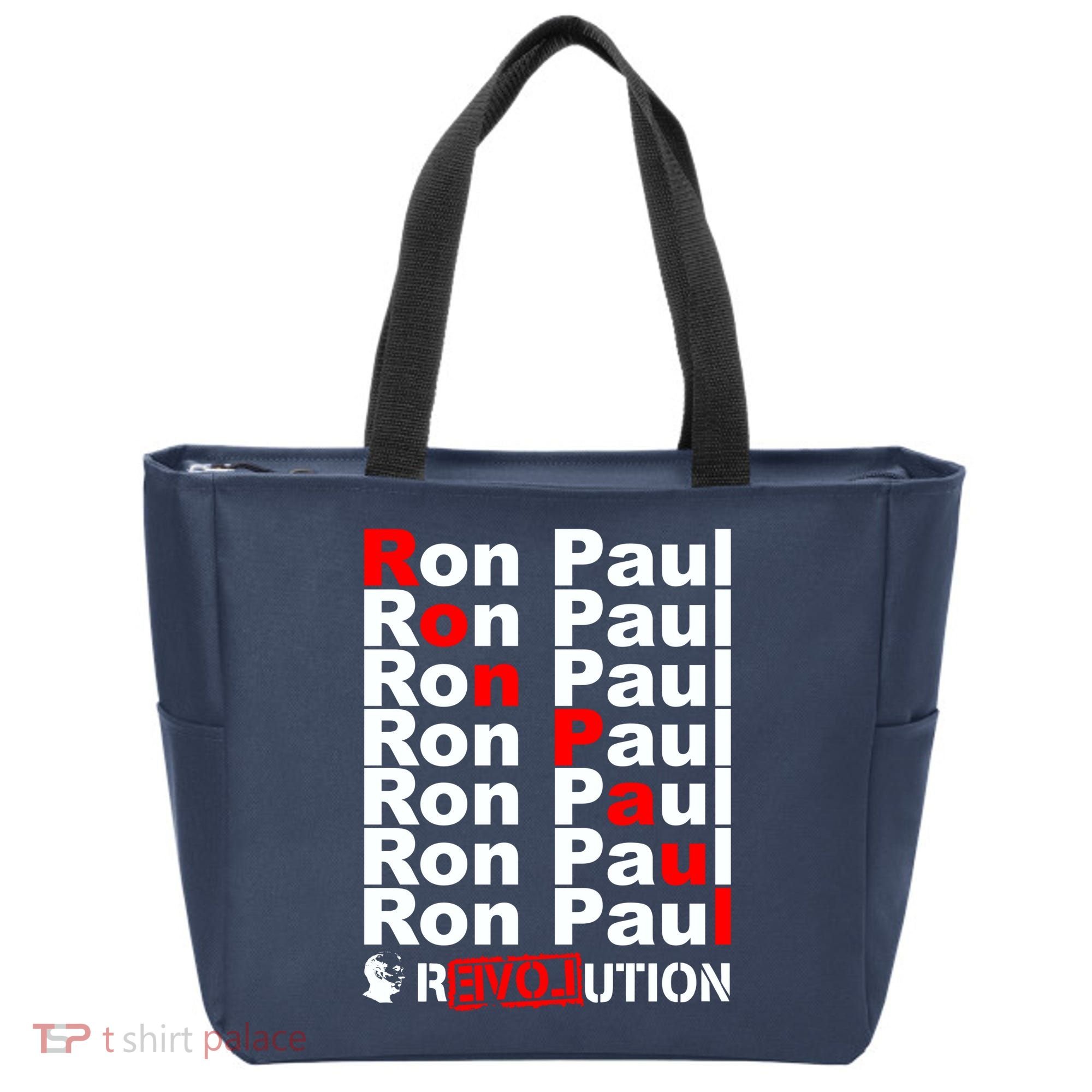 Ron Paul Revolution Word Tote Bag