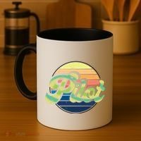 Retro Pilot Coffee Mug thumb 4