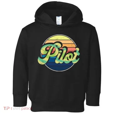Retro Pilot Toddler Hoodie