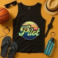 Retro Pilot Tank Top thumb 4