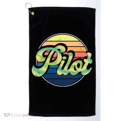 Retro Pilot Golf Towel
