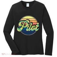Retro Pilot Women's Long Sleeve Shirt thumb 0