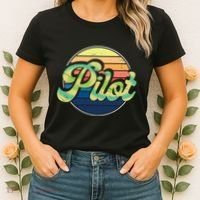 Retro Pilot Women's T-Shirt thumb 2