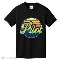 Retro Pilot Kids T-Shirt thumb 0
